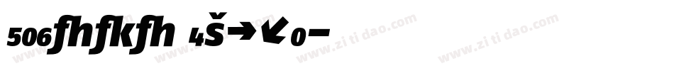 fagono extra字体转换